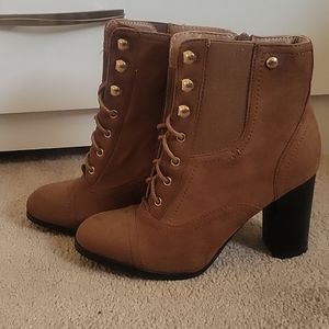 Brown booties